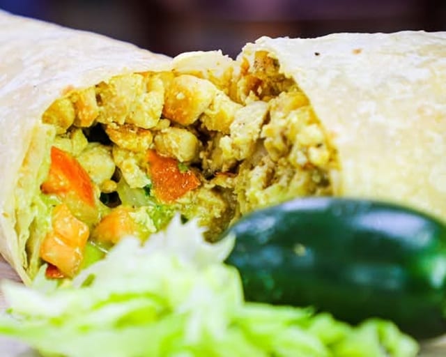 Pollo Asado Burrito.