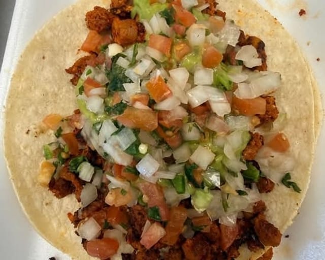 Pork Al Pastor Taco.